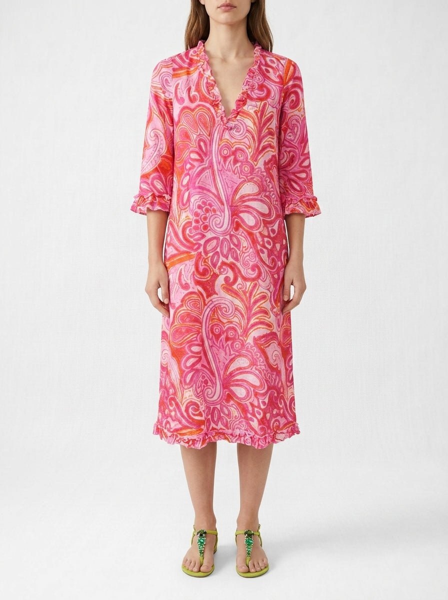 Vestido One Season Middy Indi Merida Rosa