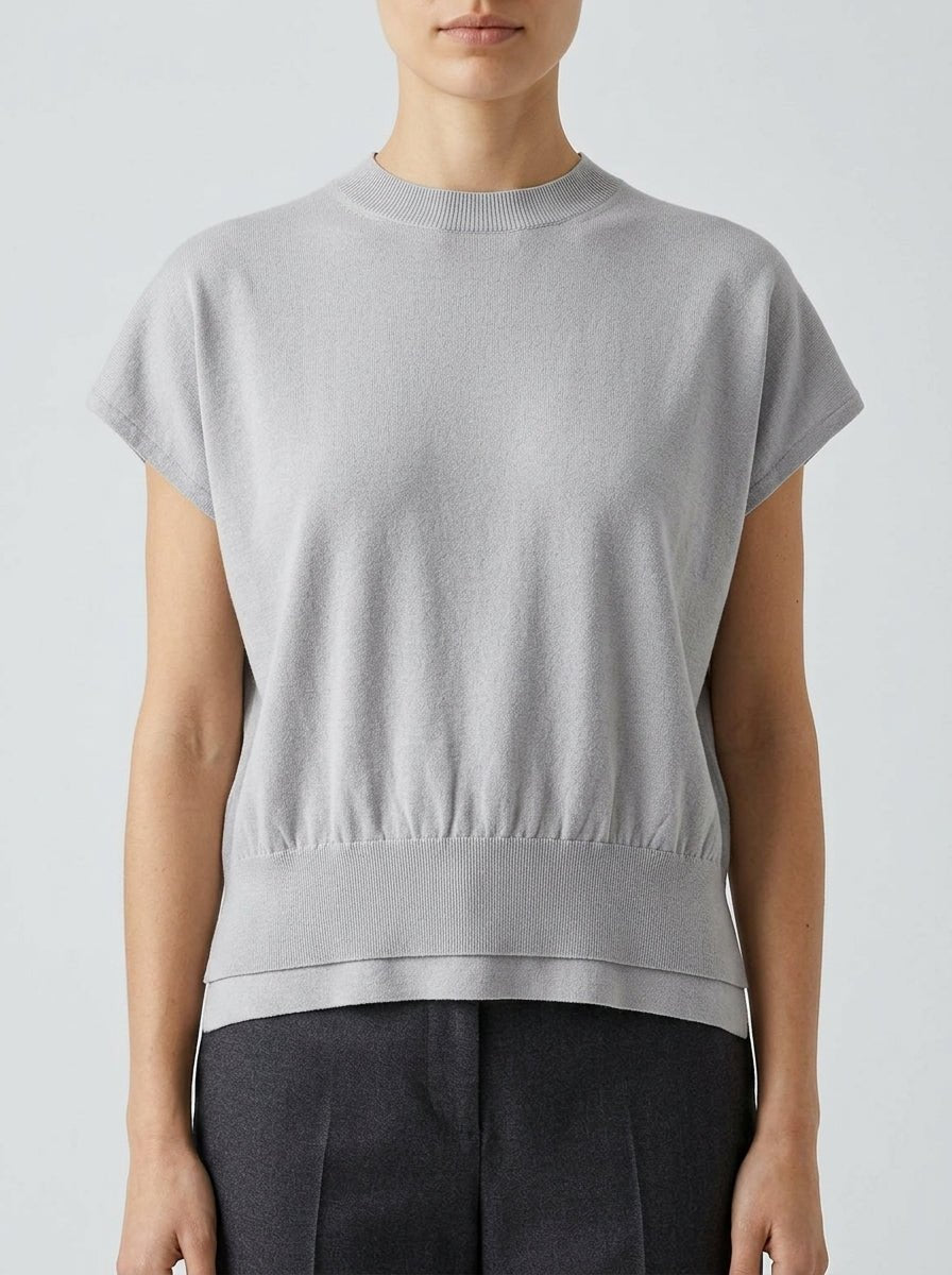 Lightweight Conti Drop Sleeve Sweater