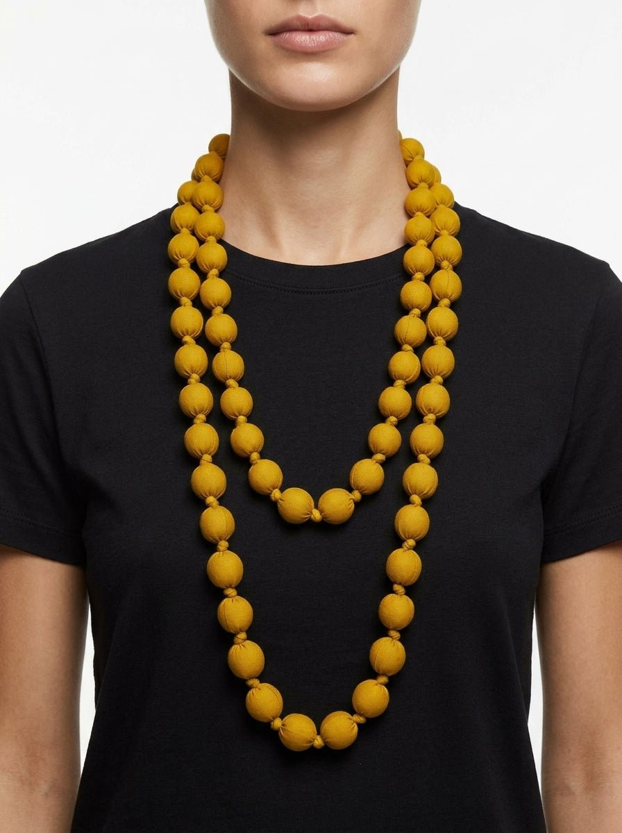 Collana il Baco Da Seta Maxi Mostage Silk Balls
