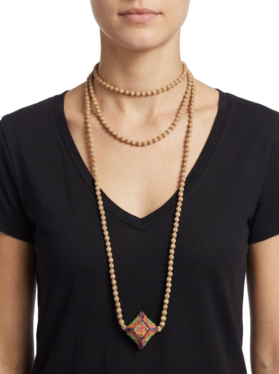 Collana Il Baco Da Seta Mini seta ly cuscino beige