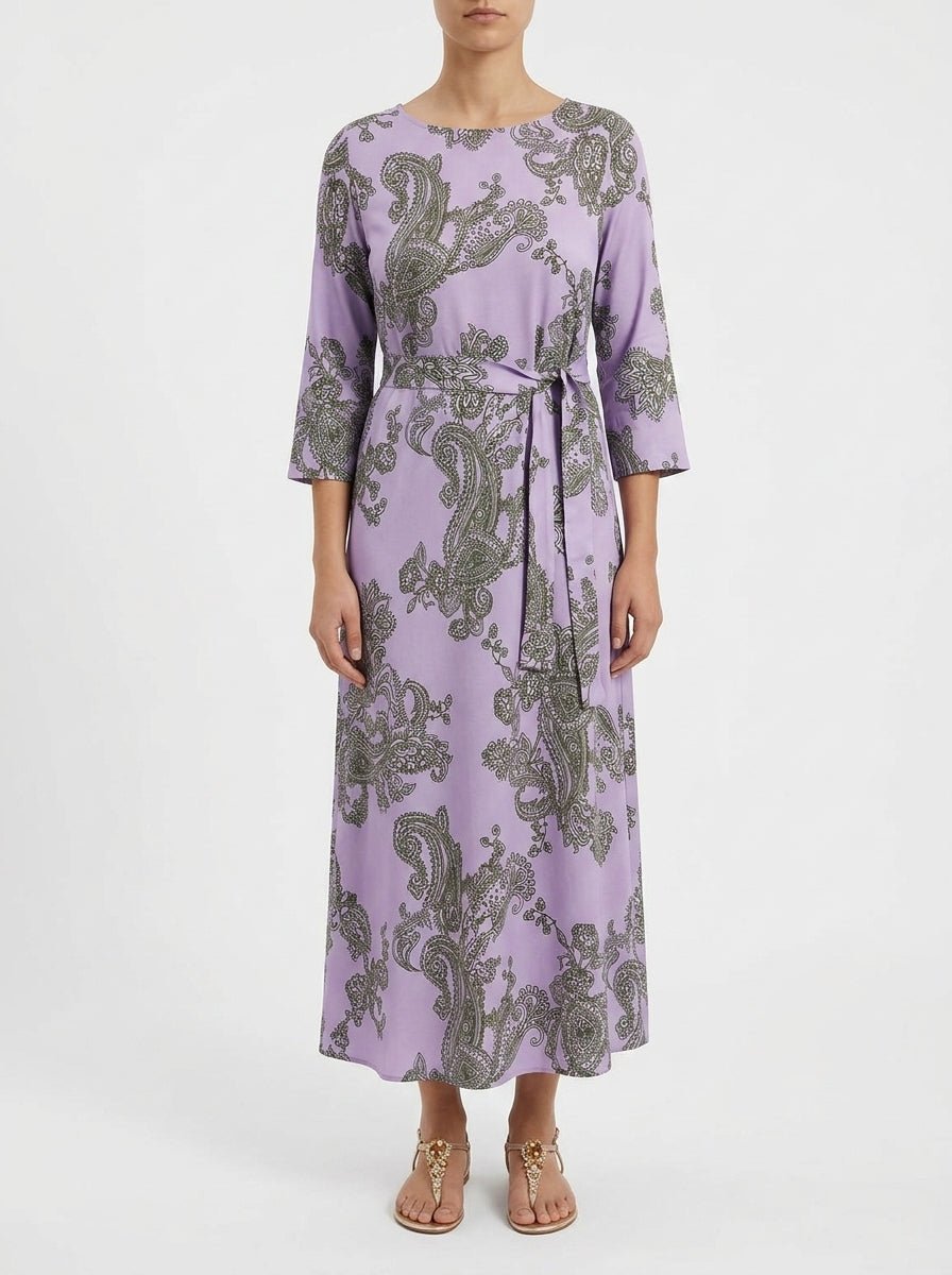 Robe Whyci Milano à motif cachemire