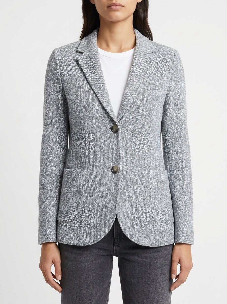Harris Wharf London Frize Bicolor Denim Blazer