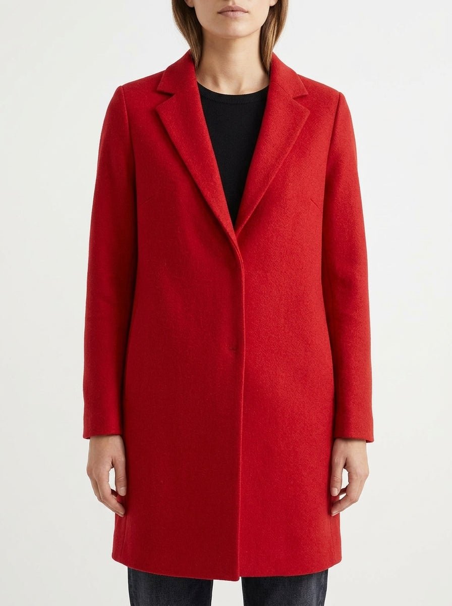 Cappotto stirato Harris Wharf London Rosso