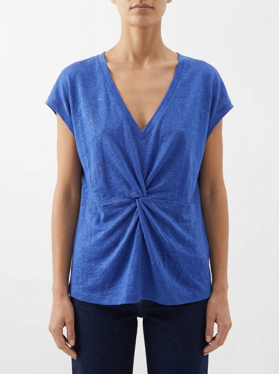 Camiseta Niu Drape Azul Klein