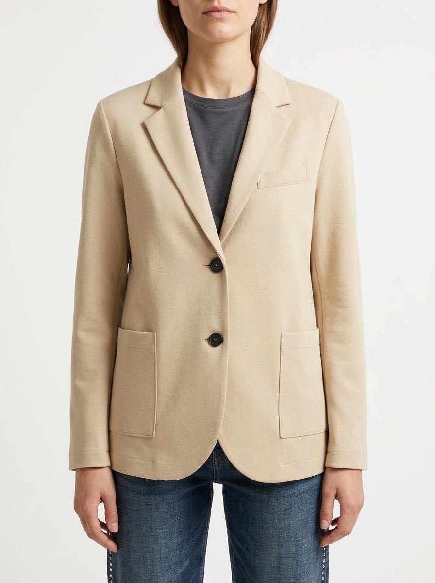 Blazer Liso Merino Harris Wharf London Beige