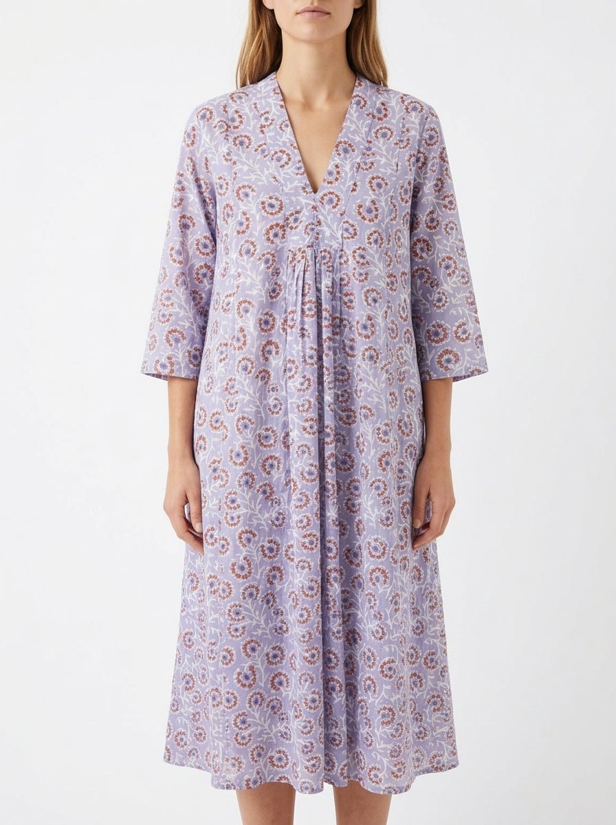 Zen Ethic Mia Eze Lilac Dress