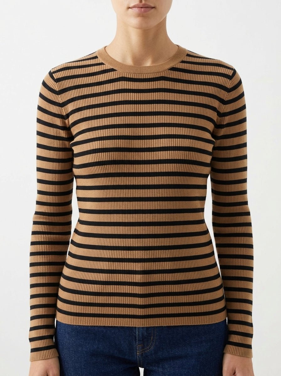 C.T Plage Striped Round Neck T-shirt