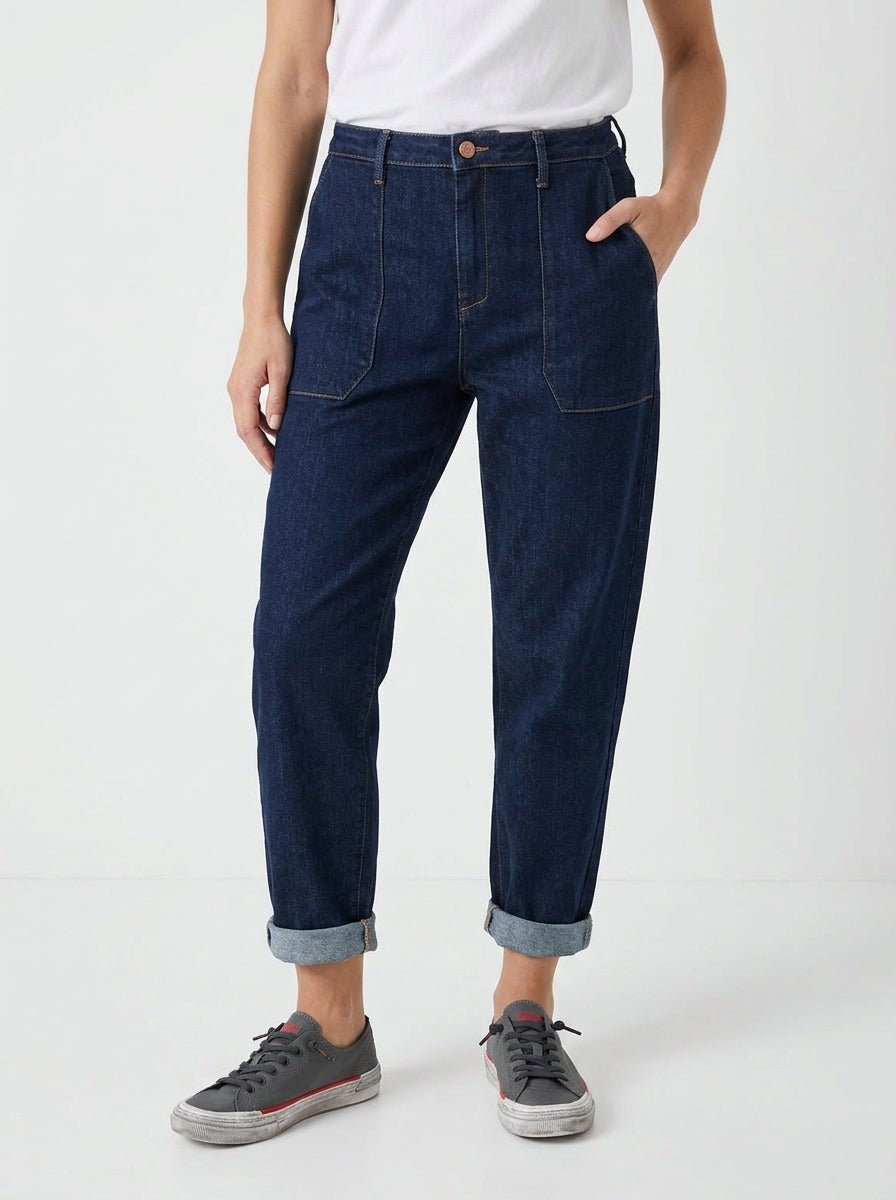 Jeans Cigala's Baggy Fatigue Bleu foncé