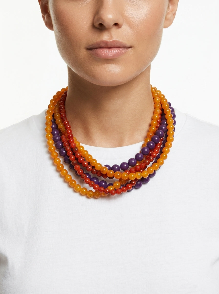 Collar Fabrizio Marcantelli Regina Multicolor