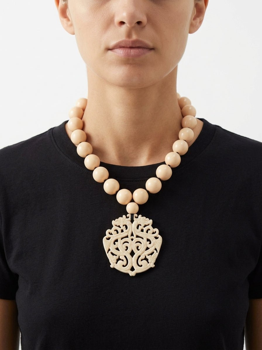 Collar Fabrizio Marcantelli Mandala Corto Crudo