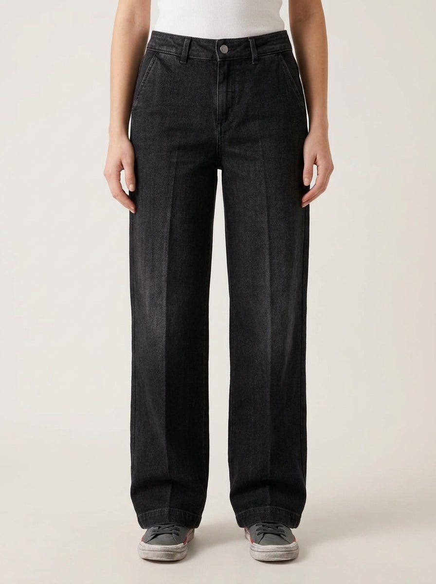 Jeans Cigala's Long Straight Chino Negro