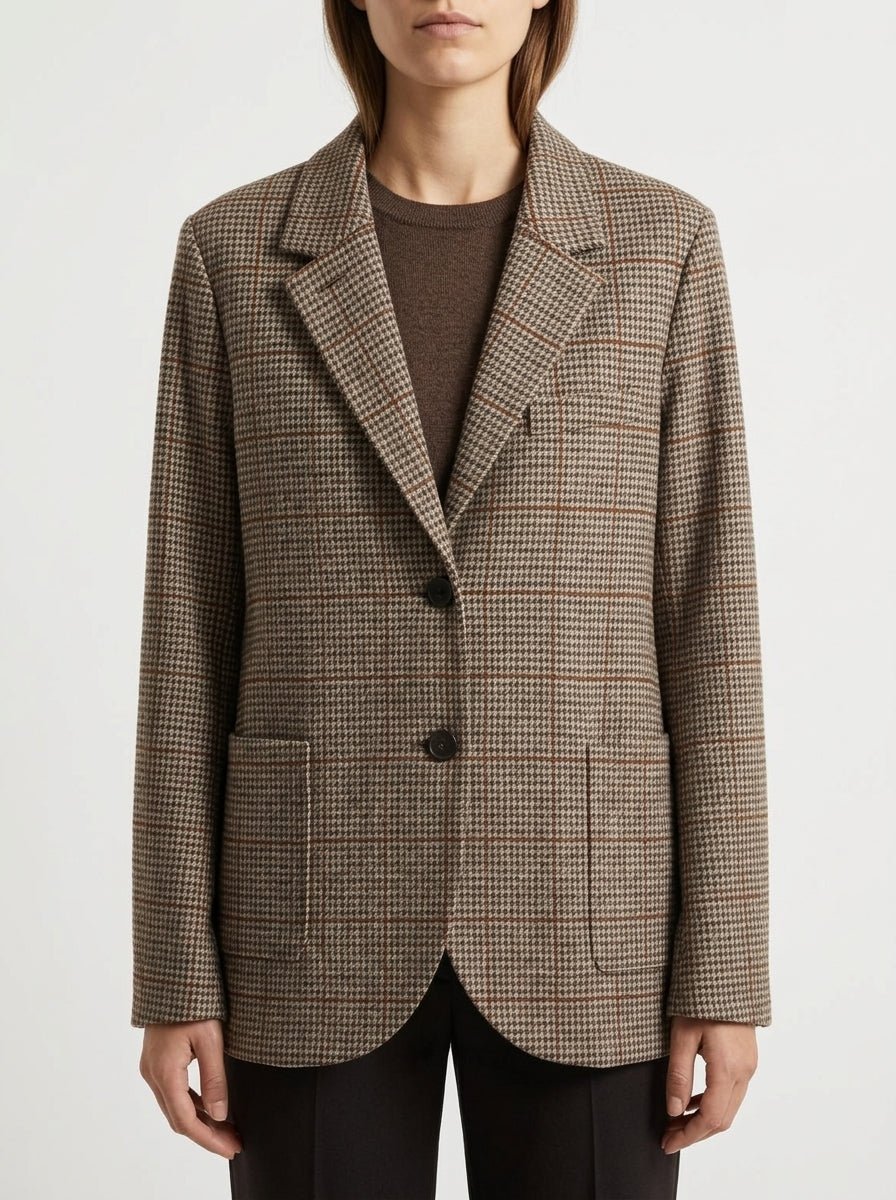 Blazer Harris Wharf London Loro Piana Pied de Poule Topo