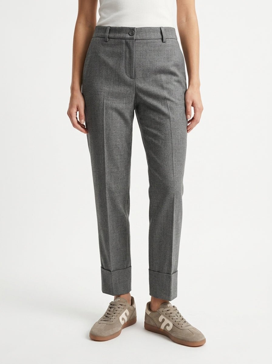 Pantalón AgoeFilo Via Emilia Gris Oscuro