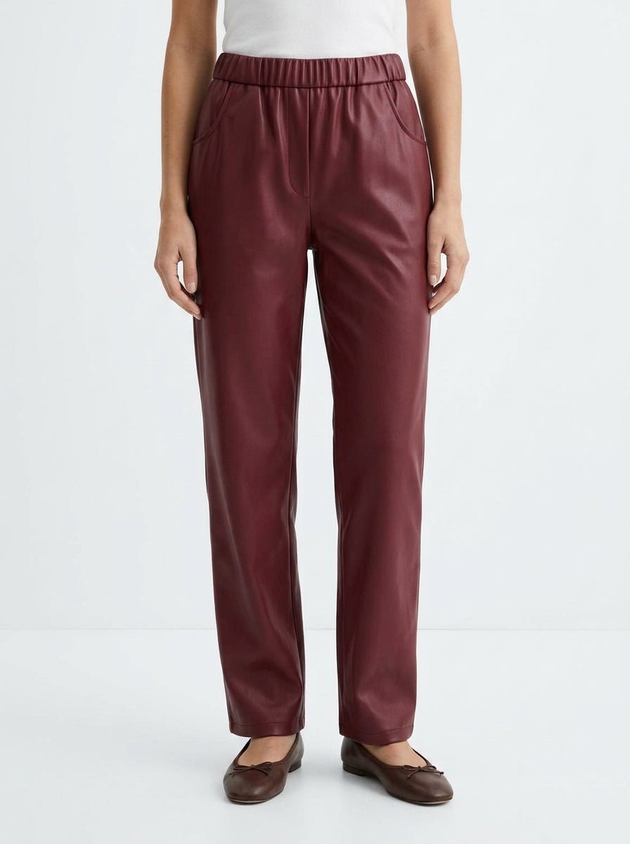 Pantalón AgoeFilo Via Flaminia Granate