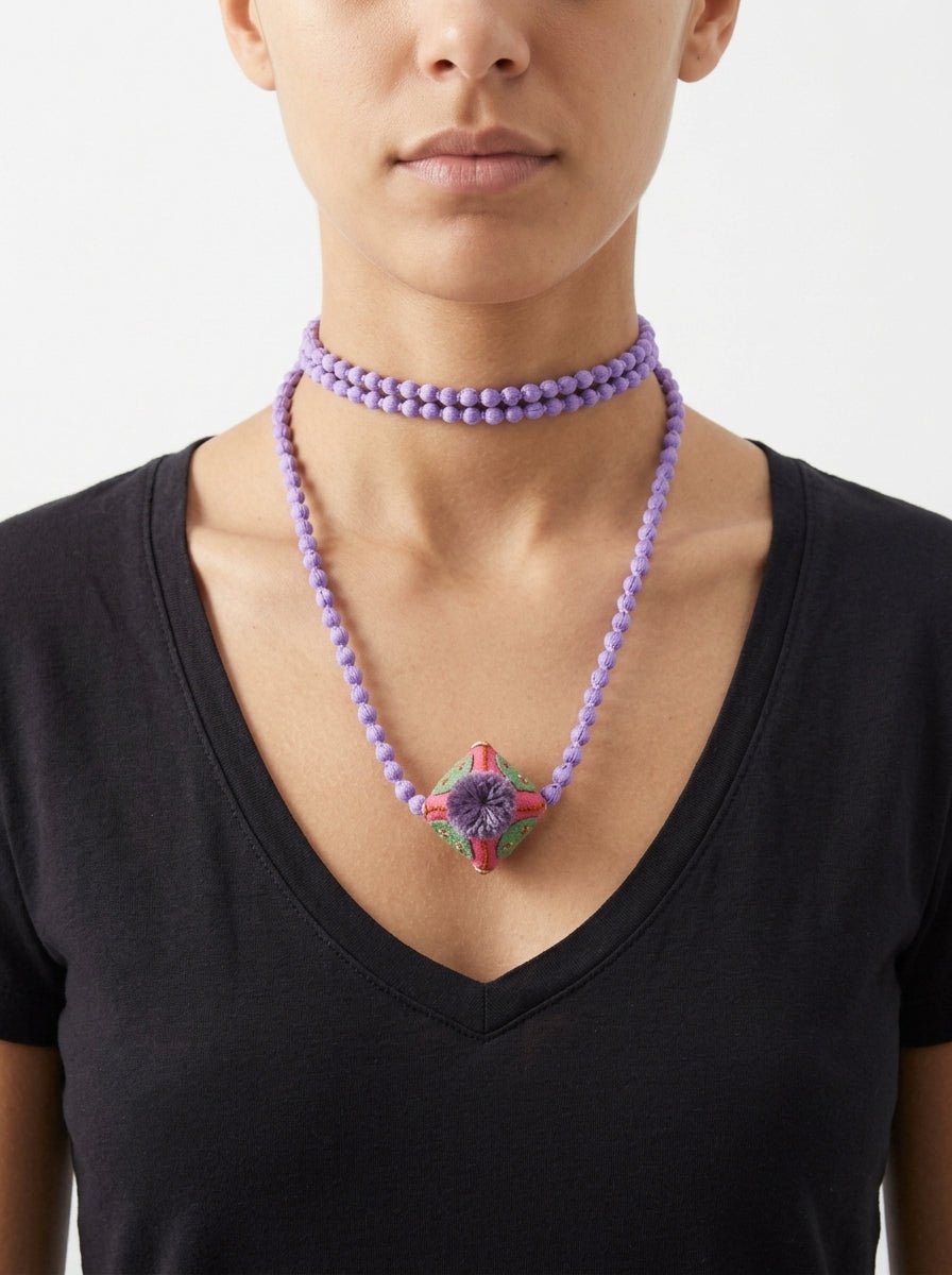 Collier Il Baco Da Seta Lya Almohadon Silk Mini Balls