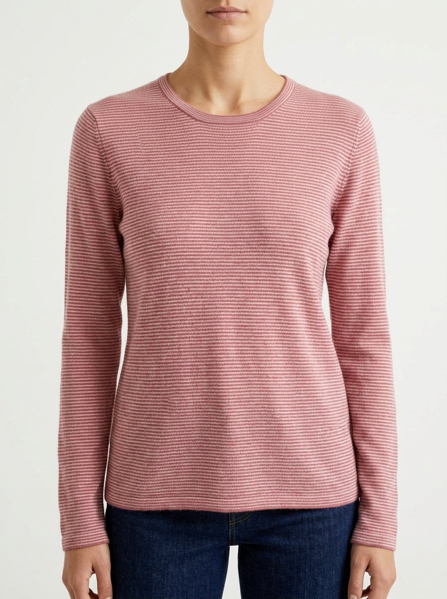 Camiseta Universel Rayas Rosa