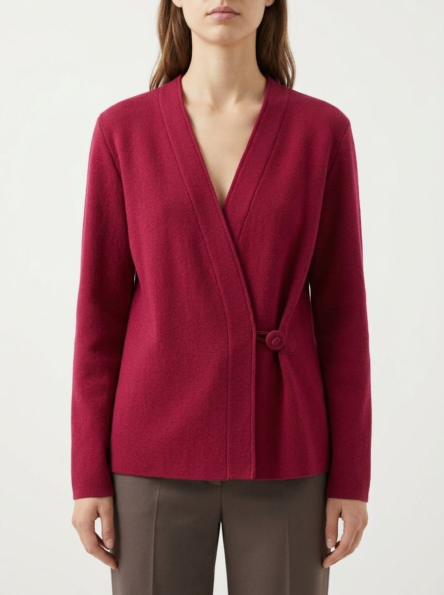 Chaqueta NIU Boton Granate