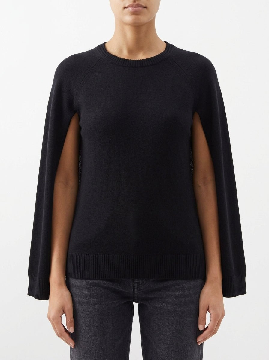 Poncho leggero Conti Malika nero
