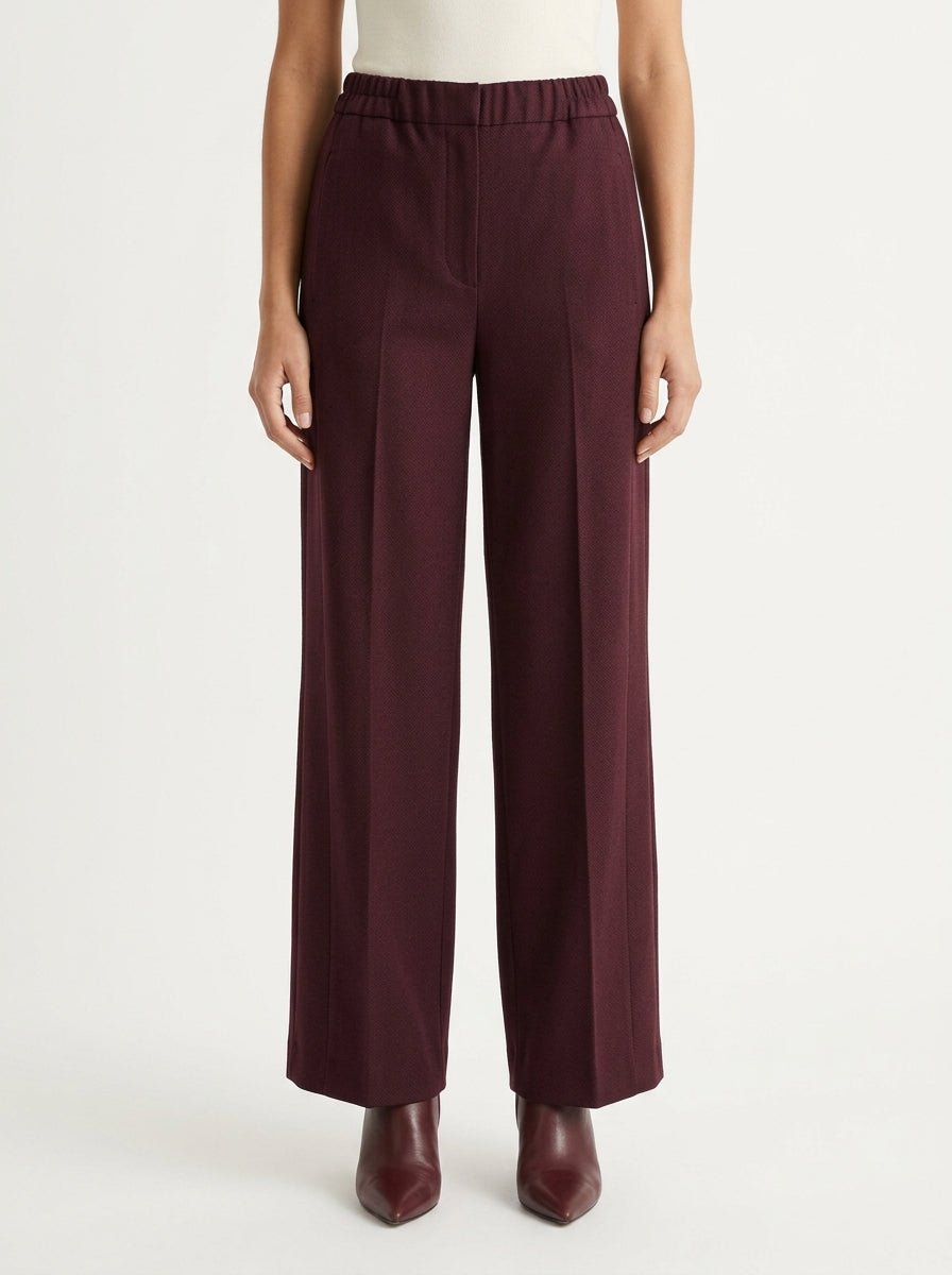 AgoeFilo Via Milano Pants Burgundy