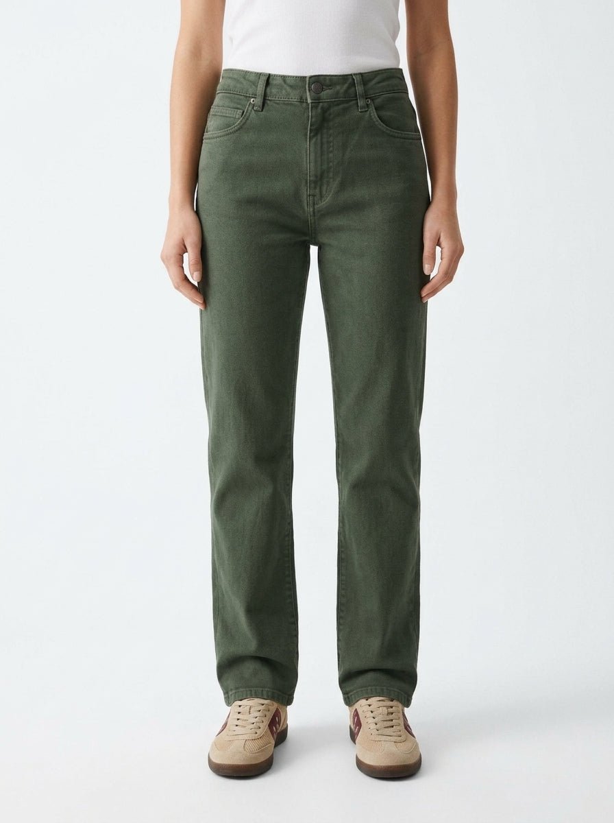 Cigala's Straight Green Jeans