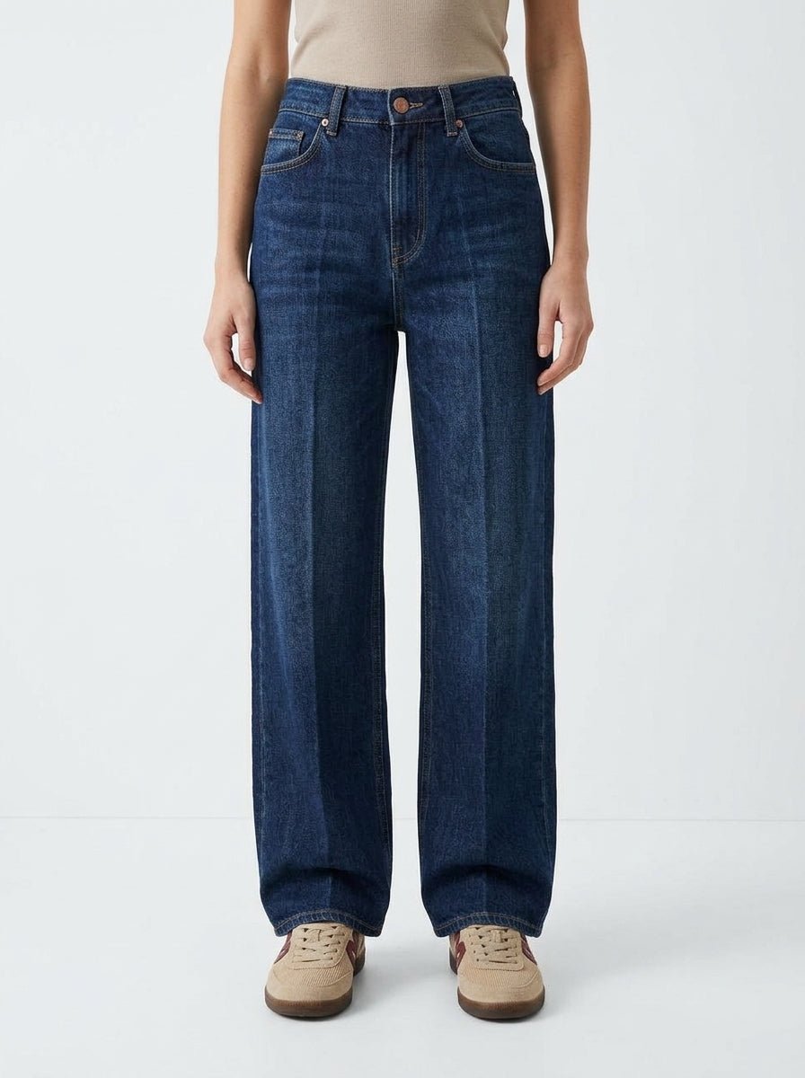 Cigala's Palazzo Five Pocket Blue Jeans