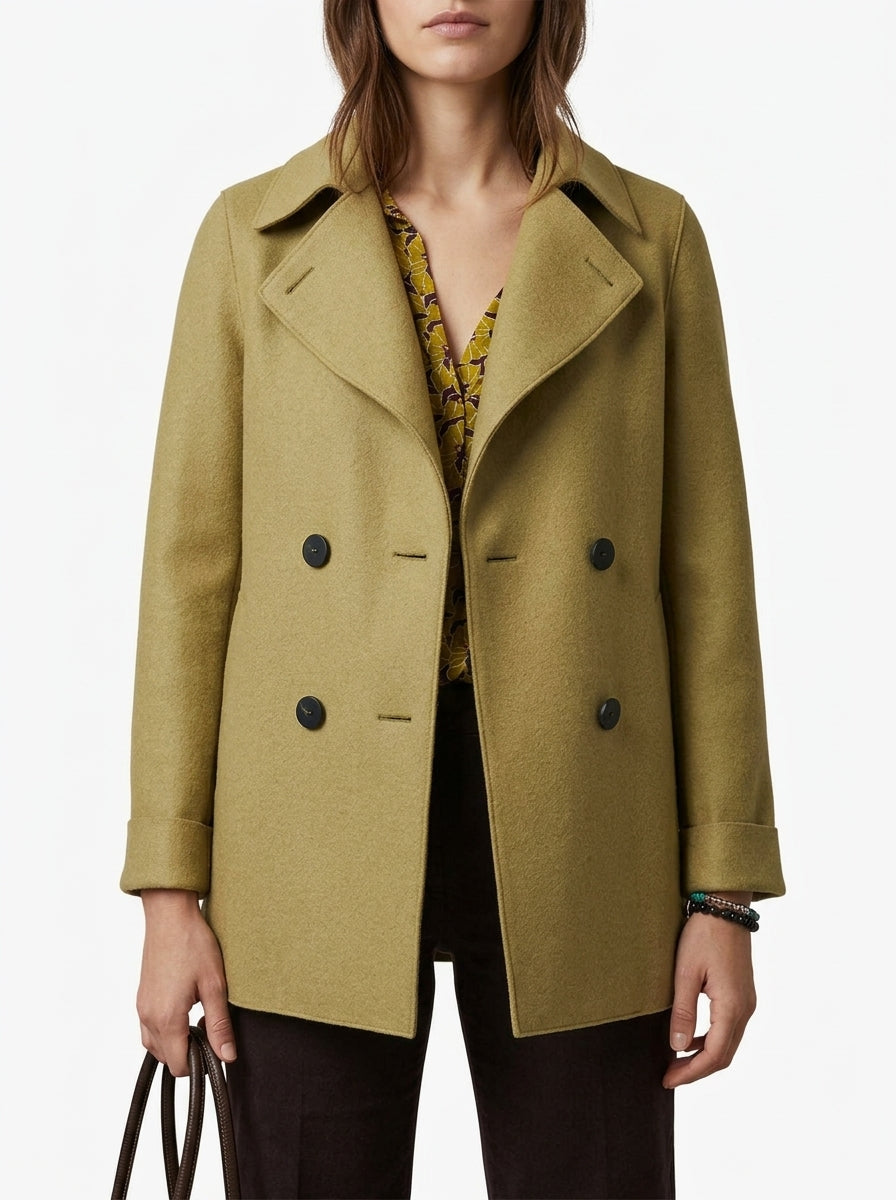 Chaqueta Harris Wharf London Peacot Oliva