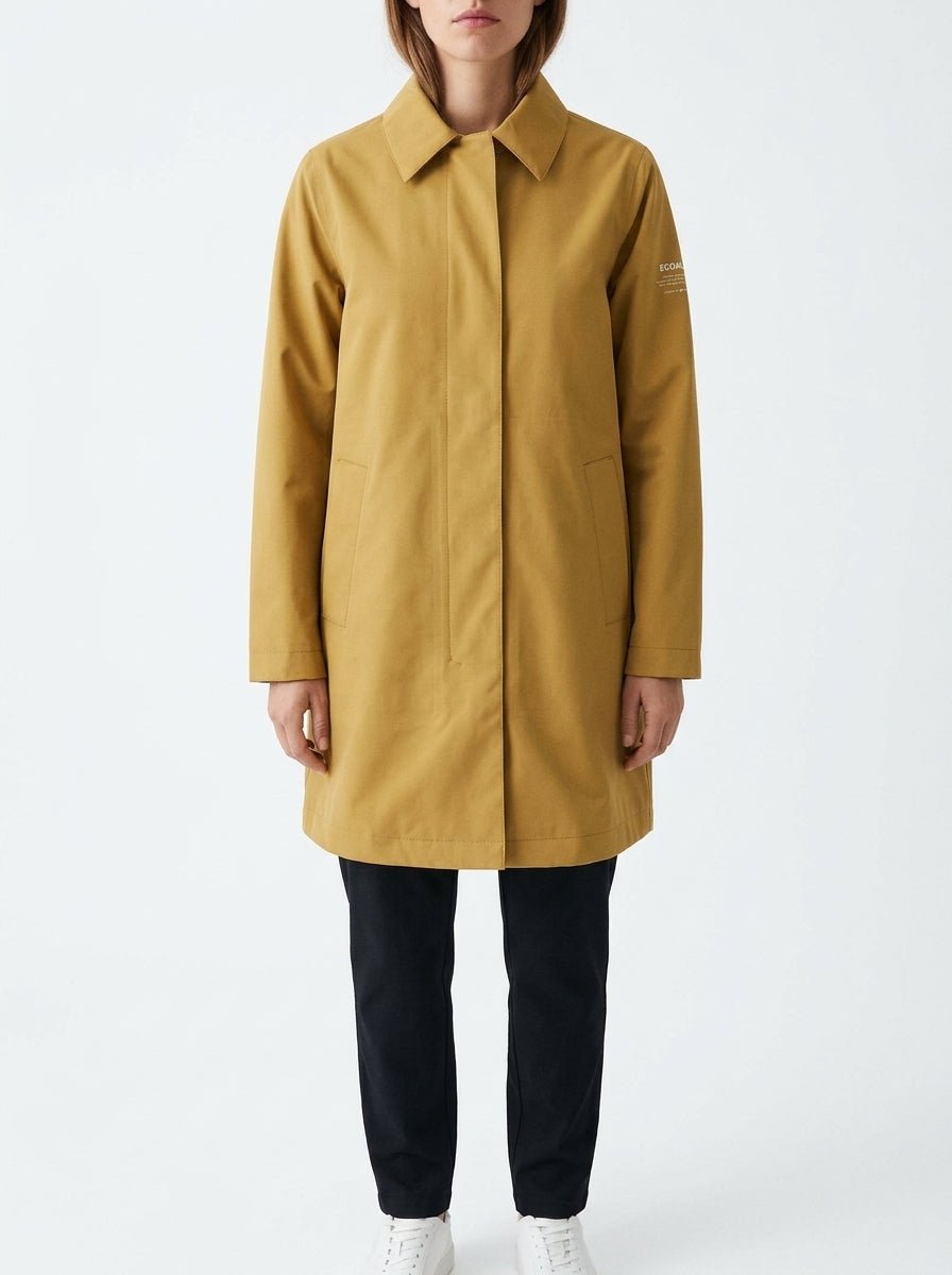 Gabardina Ecoalf Tormenta Camel