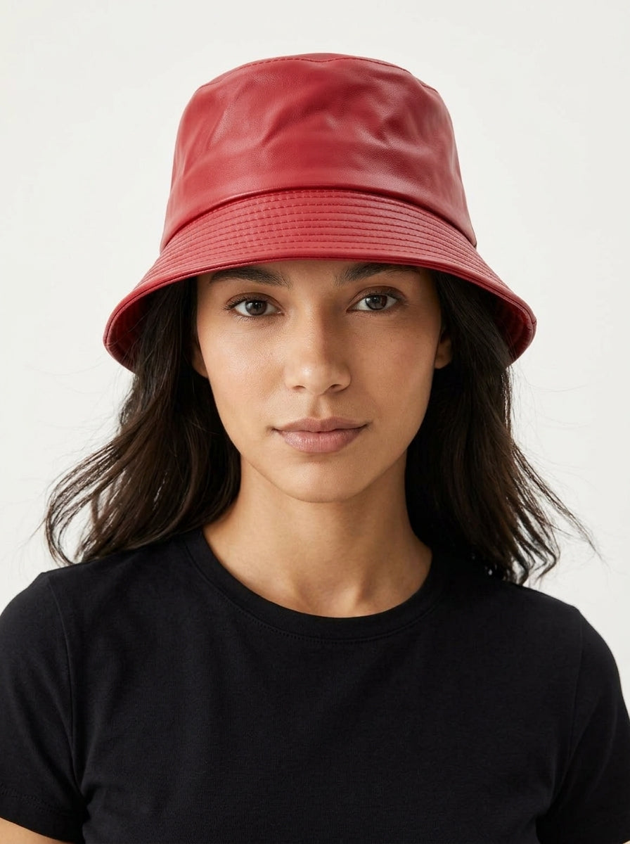 Sombrero Il Baco Da Seta Polipiel Rojo