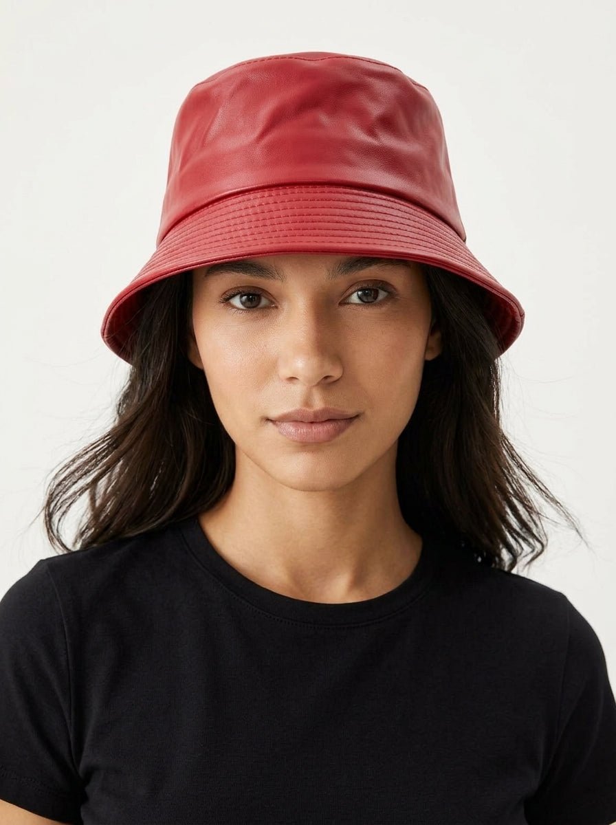 Sombrero Il Baco Da Seta Polipiel Rojo