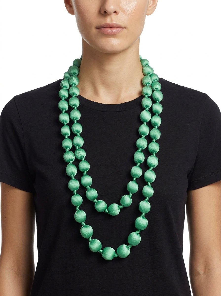 Collana il Baco Da Seta Maxi Palloni in Seta TIFFANY