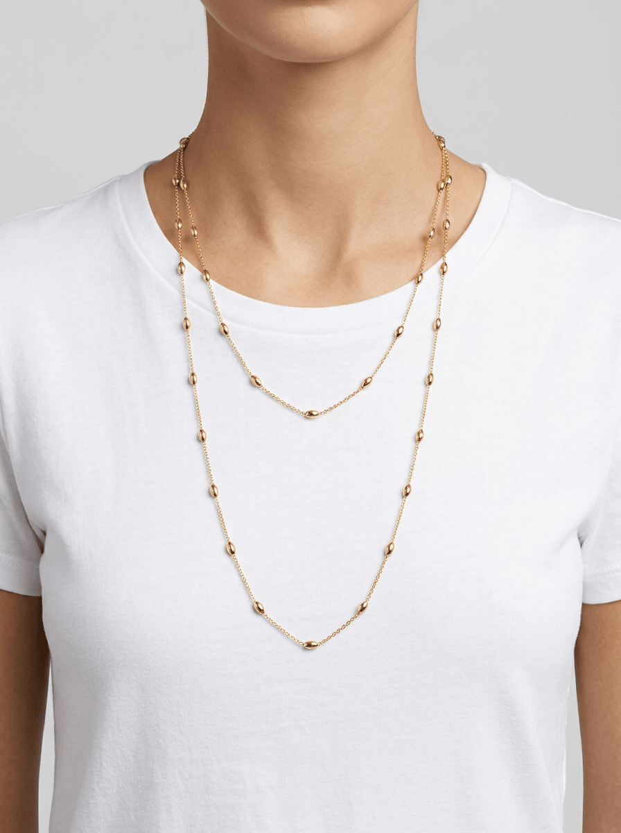 Collar Favrizio Marcantelli Gotas Oro