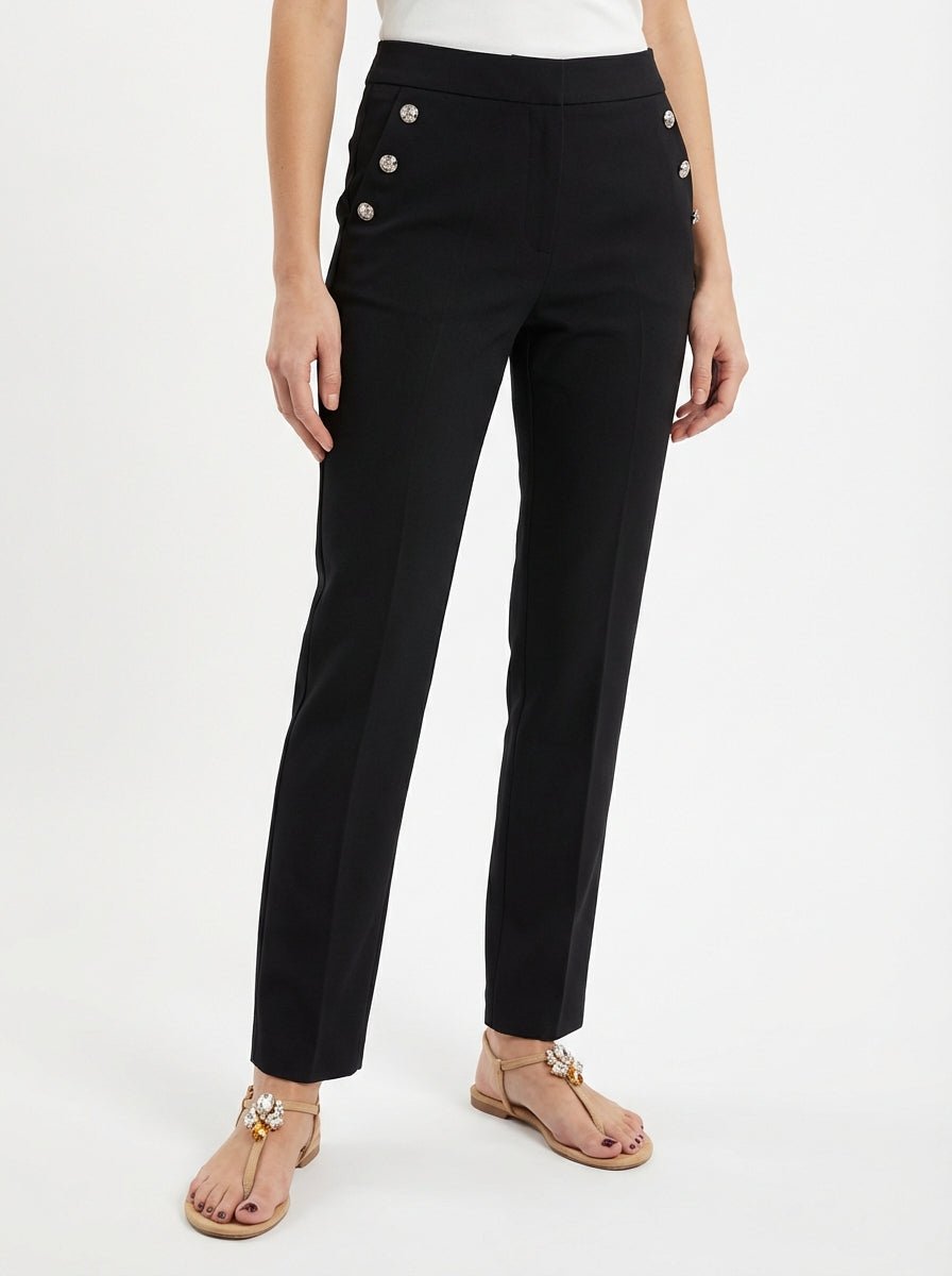 Pantalon Andam avec boutons dorés