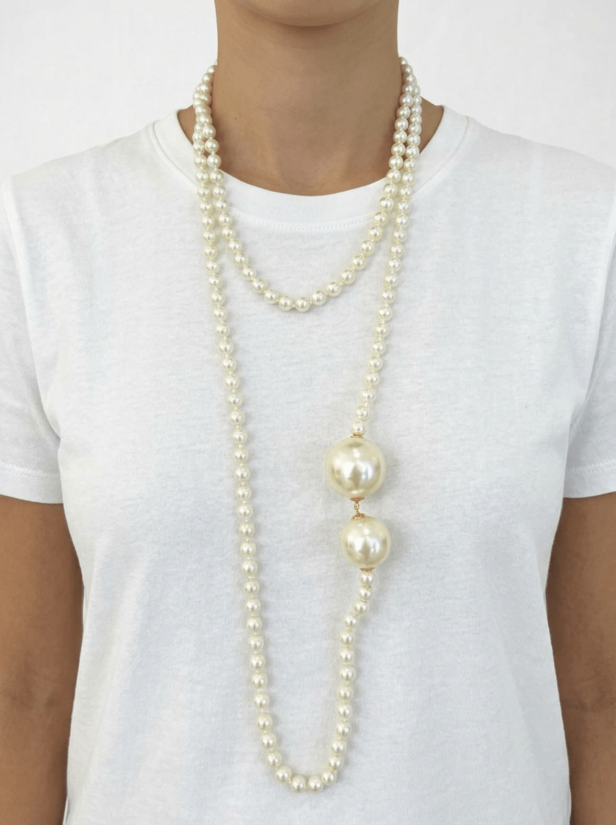 Collar Fabrizio Marcantelli Coco Perlas Largo