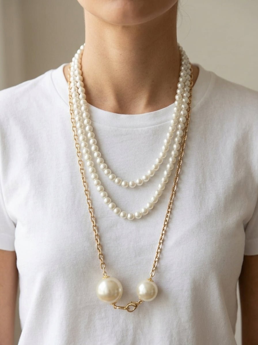 Collar Fabrizio Marcantelli Perlas Cadenas