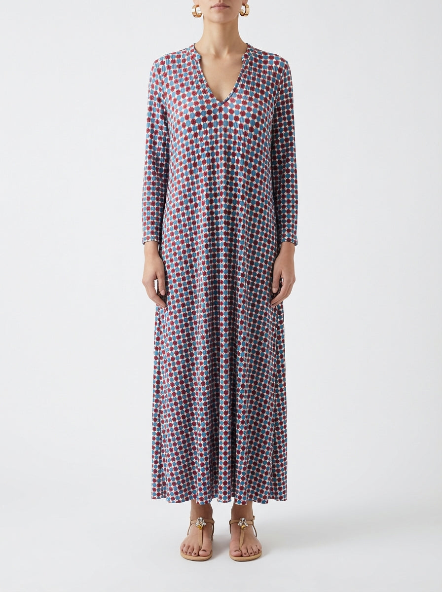 Vestido Goodmatch Estampado Mayólica