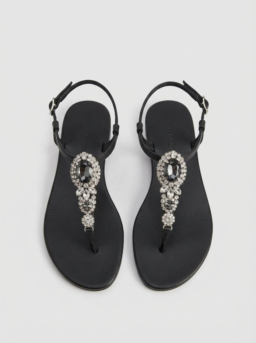 Sandalia LE CAPPRESI BLACK STONES FIGHT