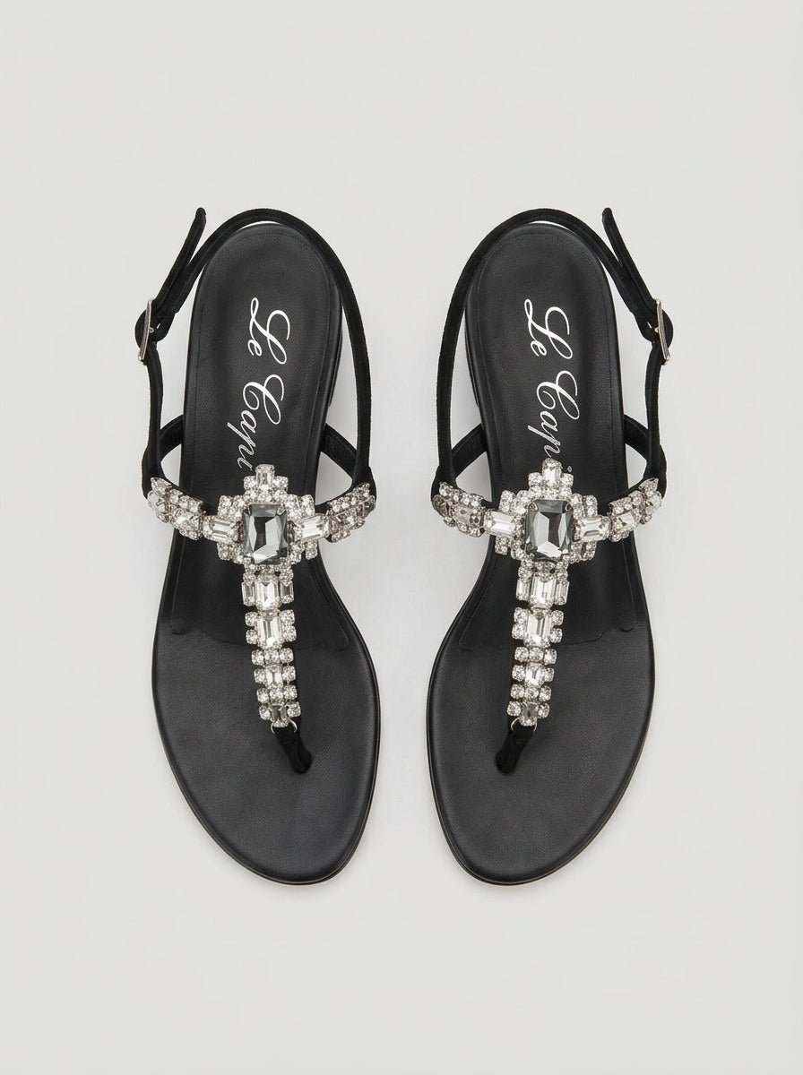 Sandalias Le Capresi Brigitte Maddy Negro