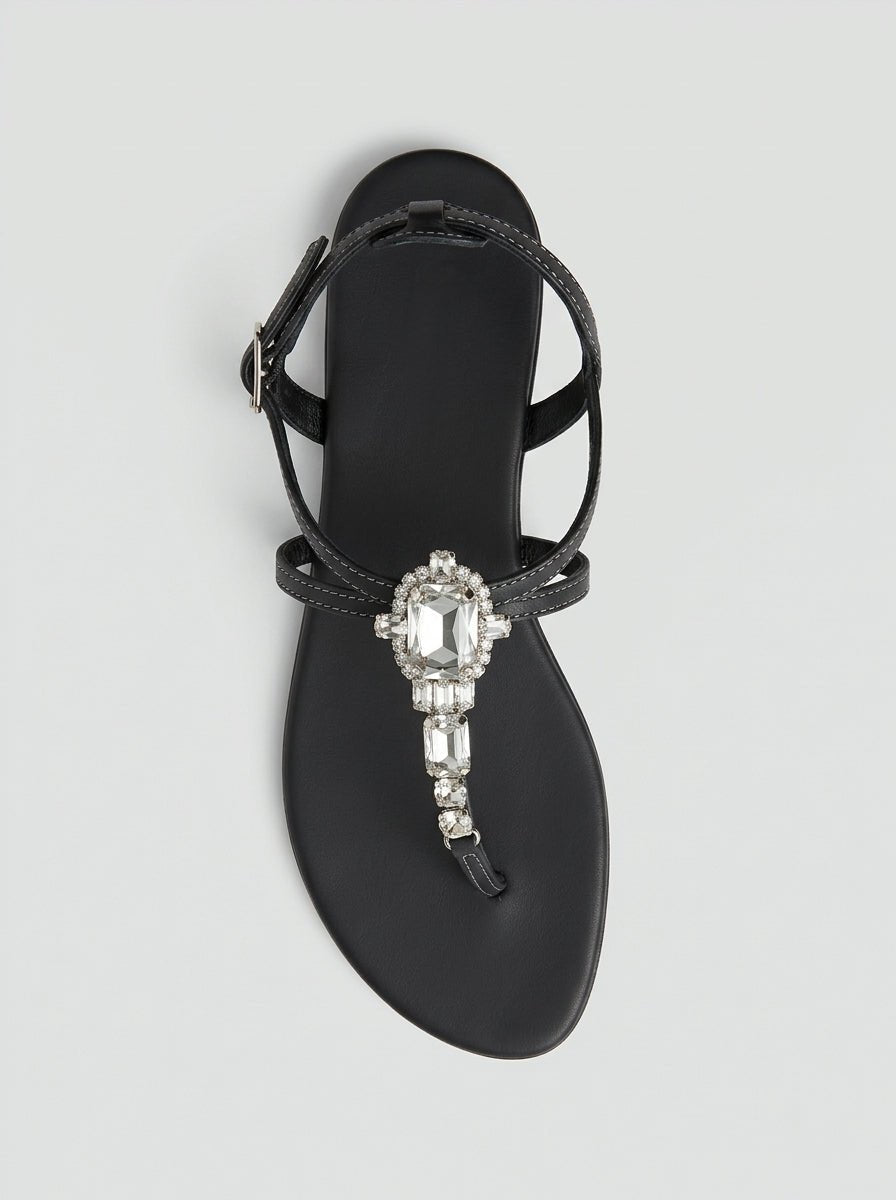 Sandalia Le Capresi Pam Piel Gris