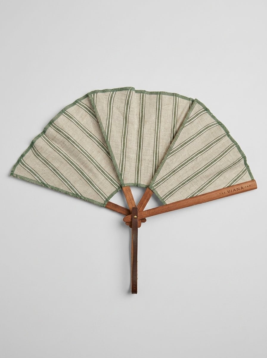 Abanico The Viana Fan Provenza Verde