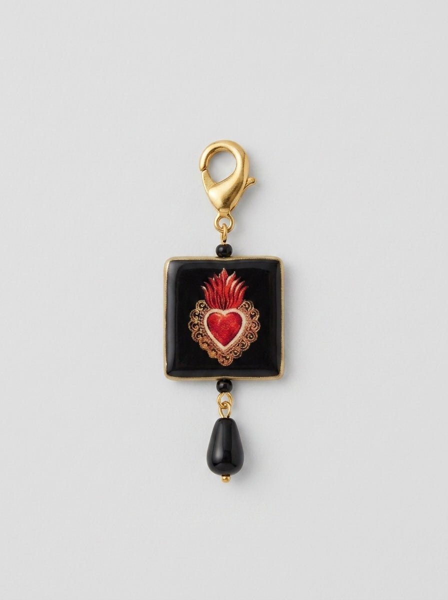 Colgante Fabrizio Marcantelli Corazón Sagrado Rojo