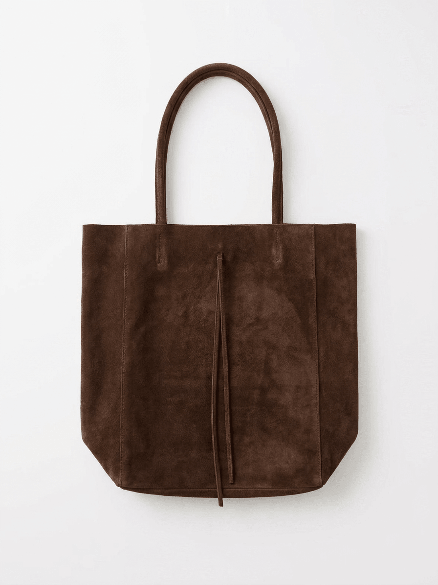 Bolso Maison Fanli Daim Marrón