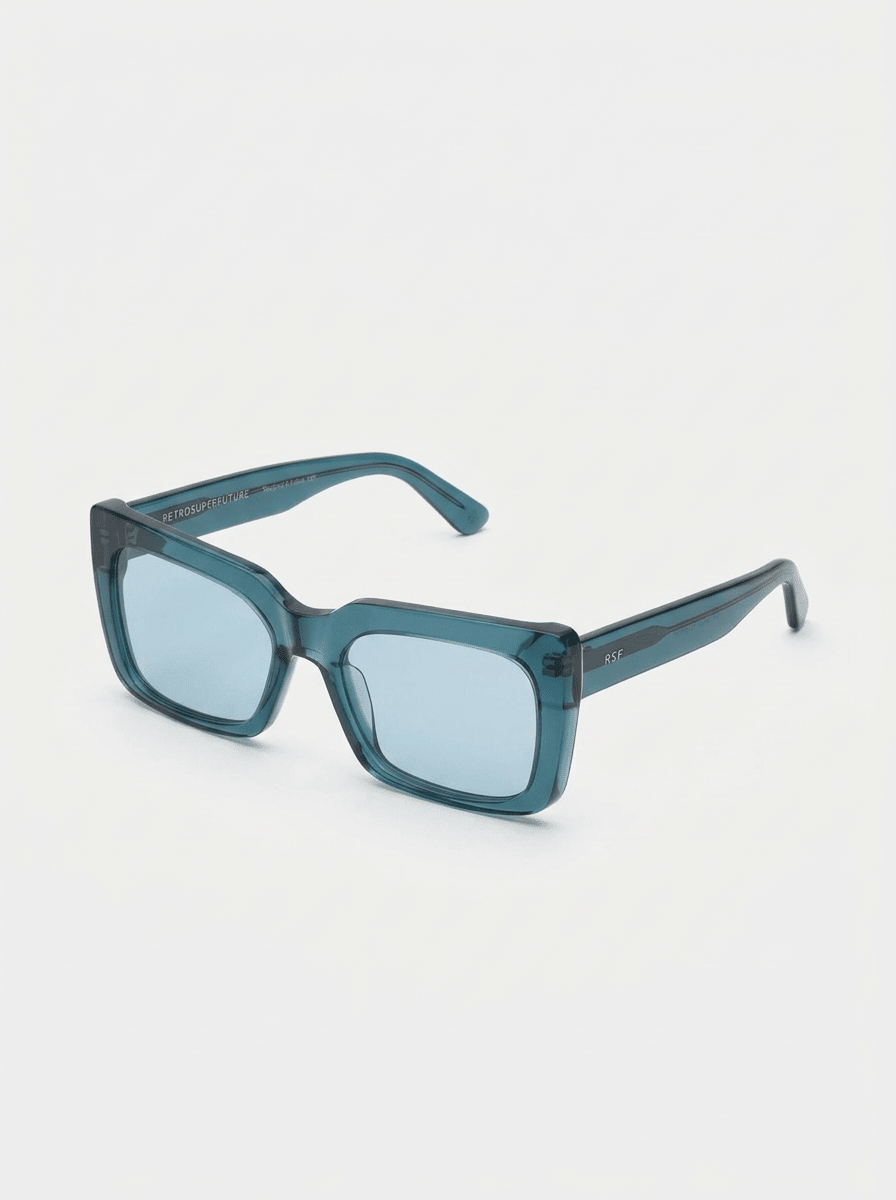 Gafas de Sol Retro Super Future Senta Teal Turquesa