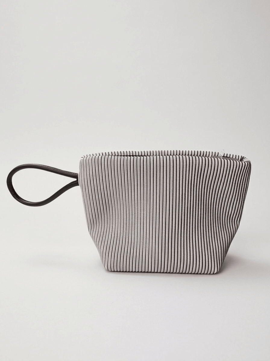 Bolso In·Zu Mouse S Rayas Blanco y Negro