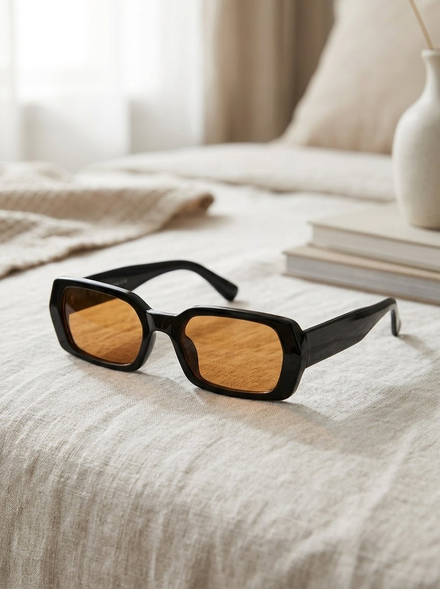 Lunettes de soleil rétro Super Future L'altro Ambre