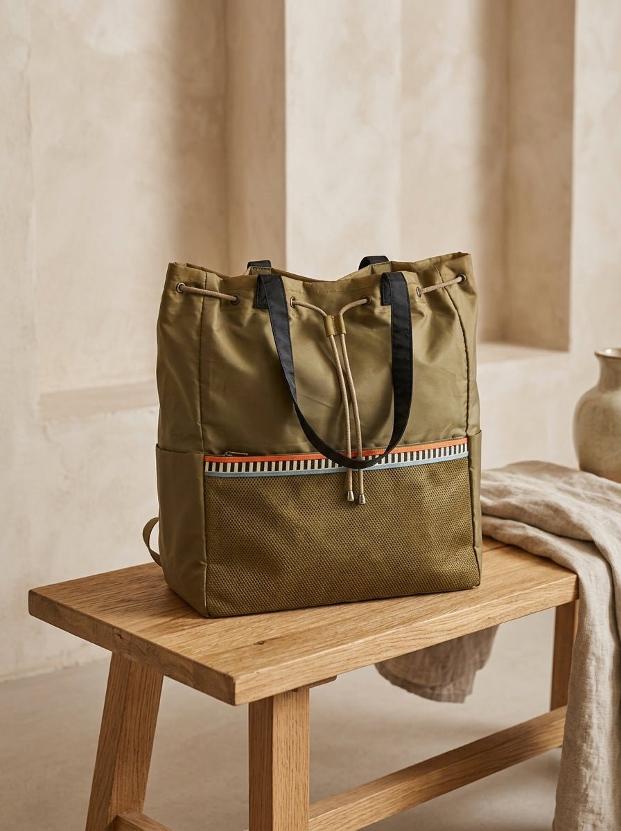 Anna Kaszer Inoco Net Taupe Bag