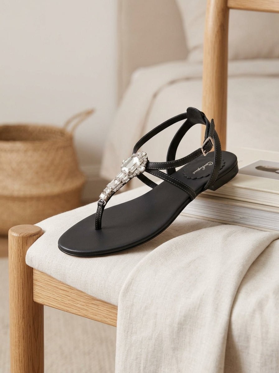 Sandalia Le Capresi Pam Piel Gris