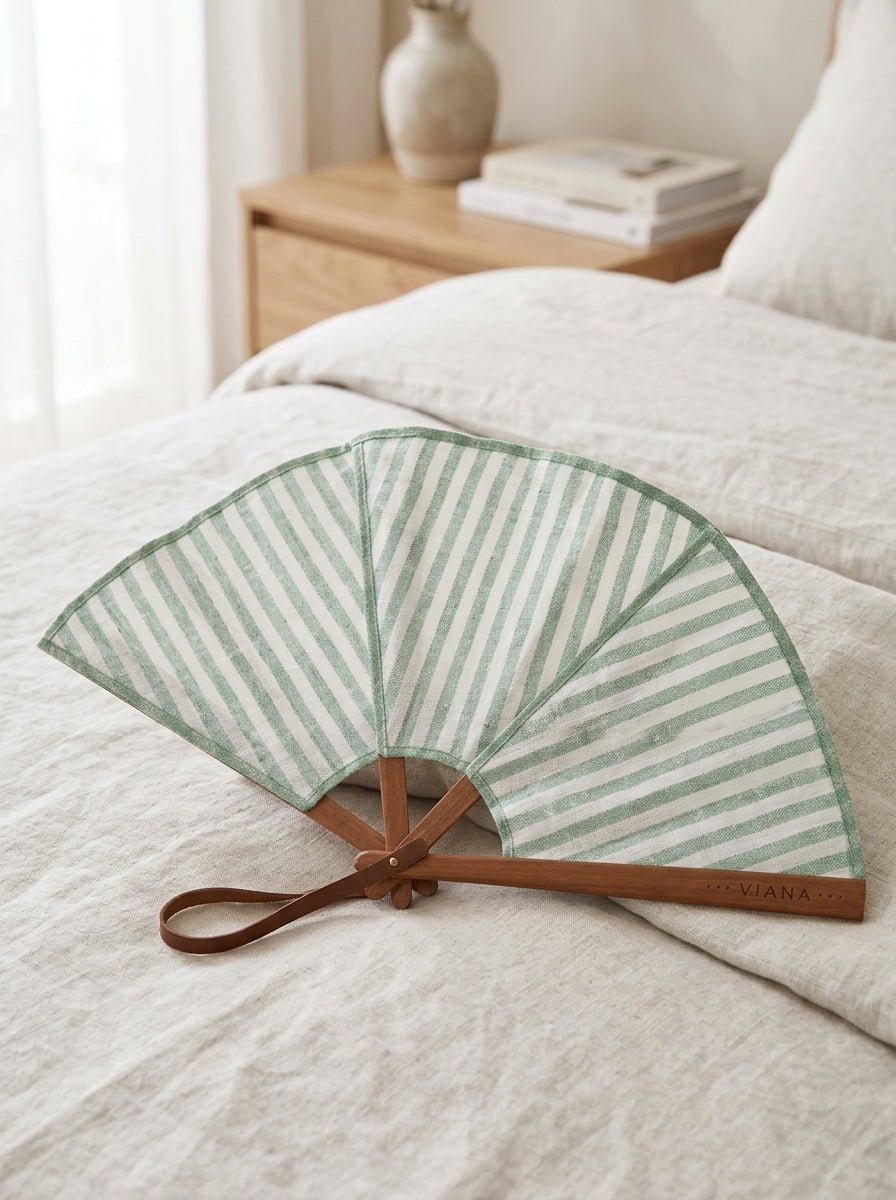 Abanico The Viana Fan Noray Verde