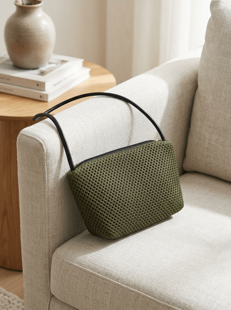 Bolso In·Zu Mouse M Up Verde Caqui