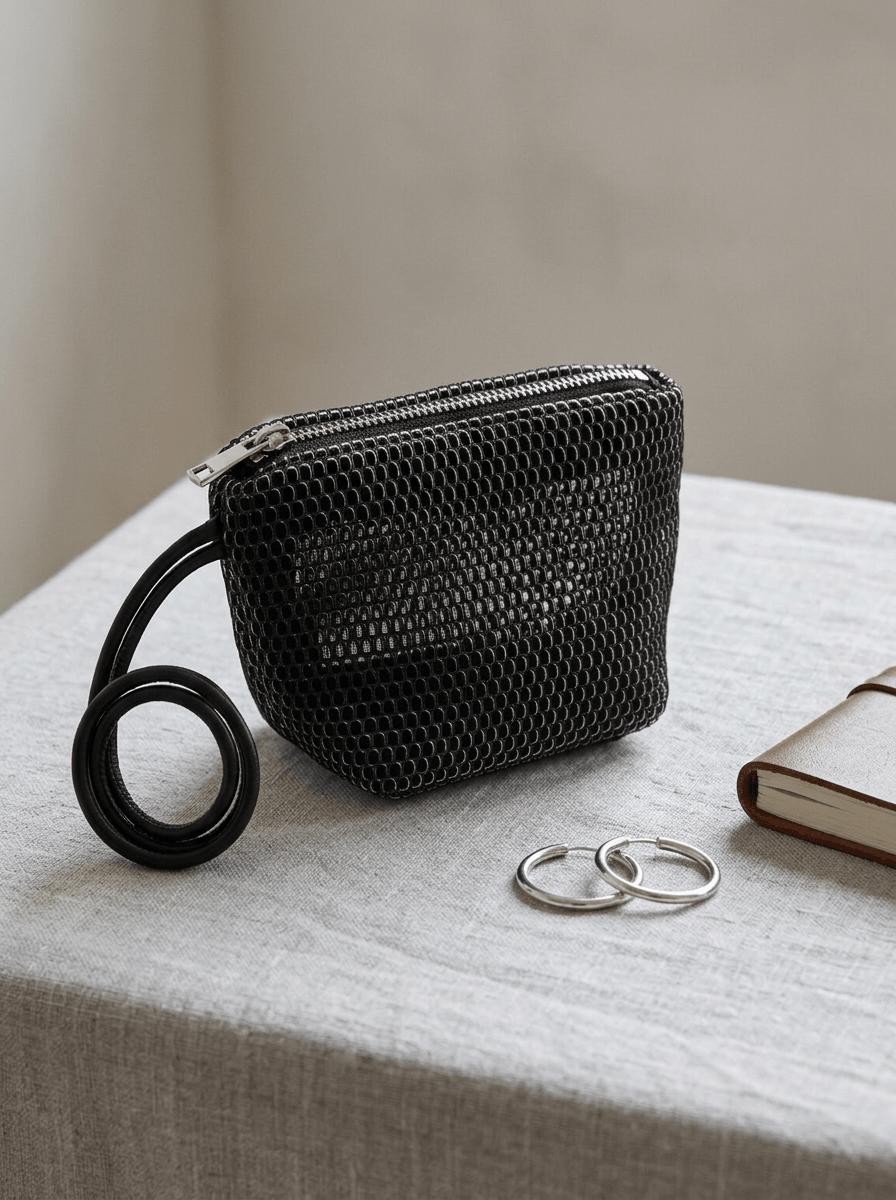 Bolso In·Zu Mouse S Blanco y Negro