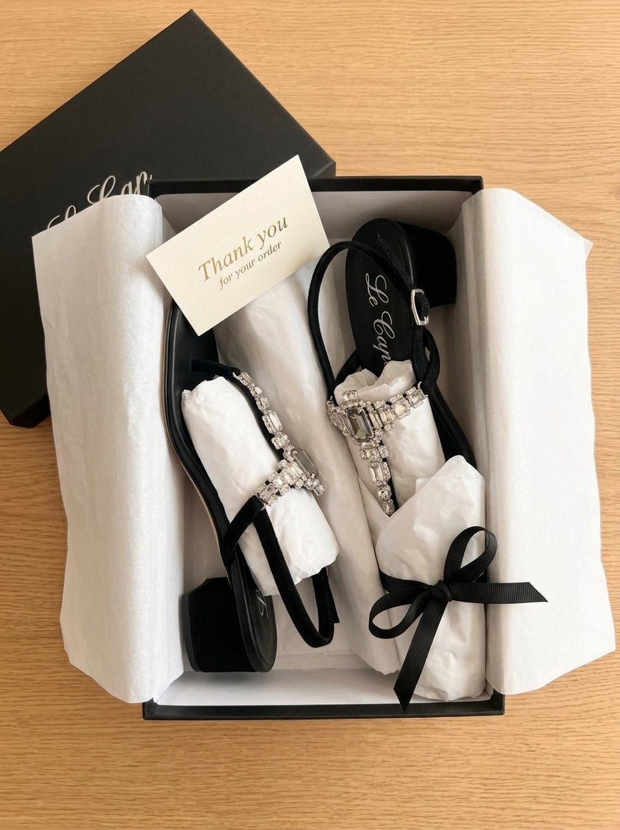 Sandalias Le Capresi Brigitte Maddy Negro